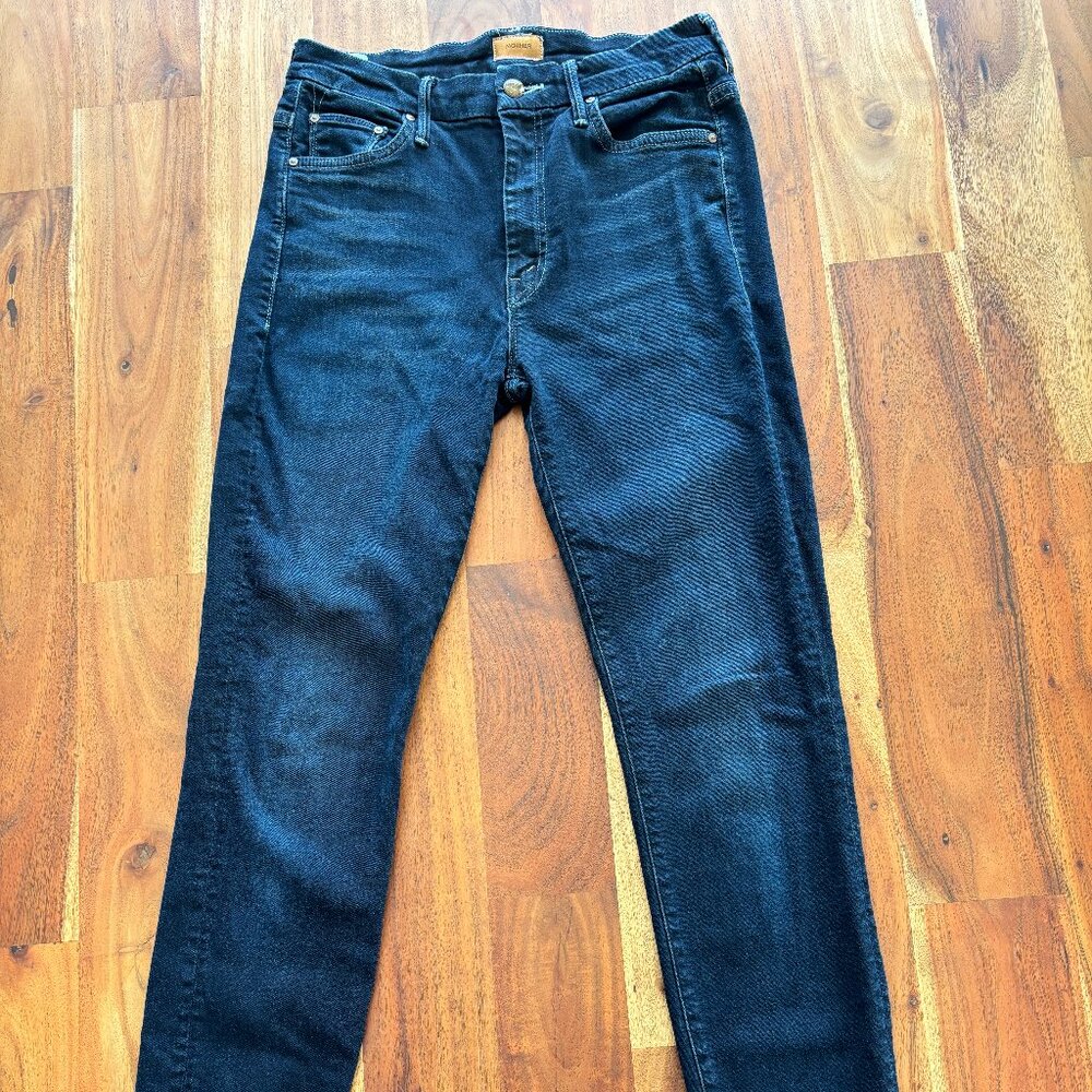 MOTHER Looker Skinny Jeans Dark Wash High Rise- Size 27